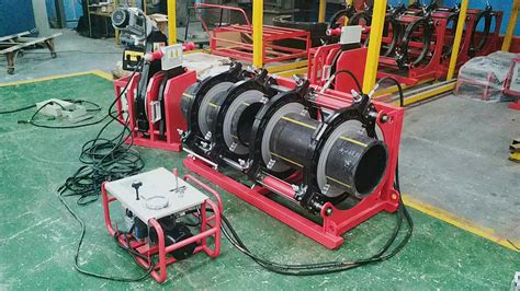 HDPE butt fusion welding machine.